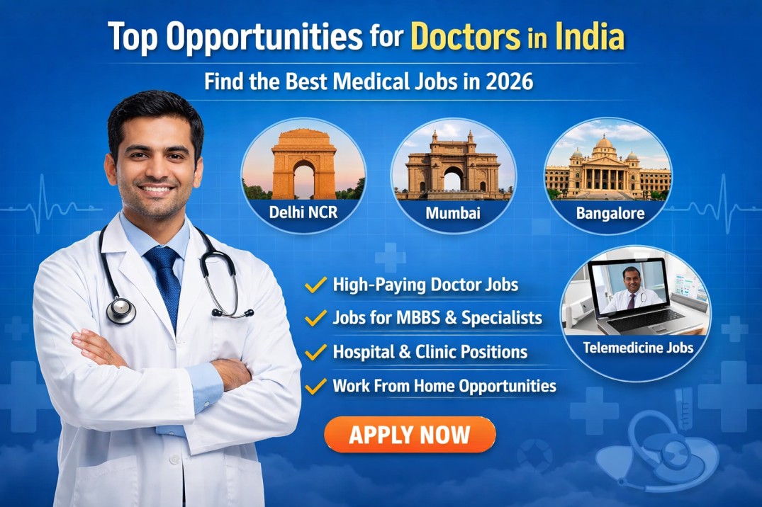 Top Opportunities for Doctors in India: Find the Best Medical Jobs in 2026